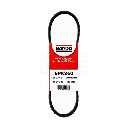 Accessory Drive Belt Alternator BAN-6PK860 For Honda Civic Porsche 928