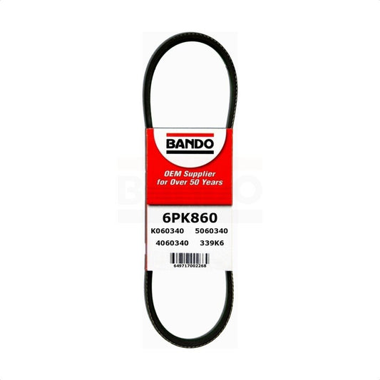 Accessory Drive Belt Alternator BAN-6PK860 For Honda Civic Porsche 928