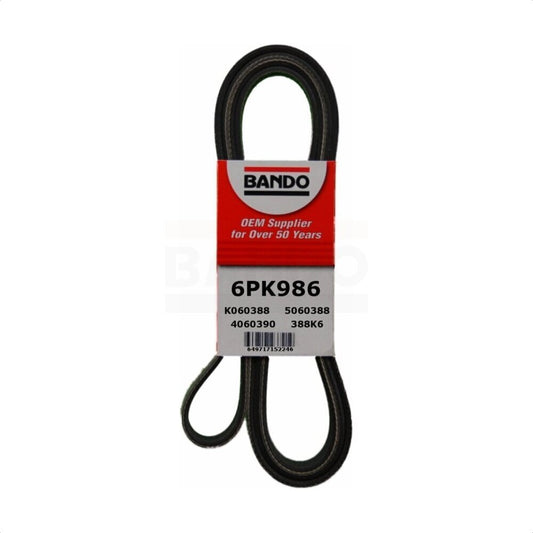 Accessory Drive Belt Alternator Air Conditioning BAN-6PK986 For Honda Civic 1.7L