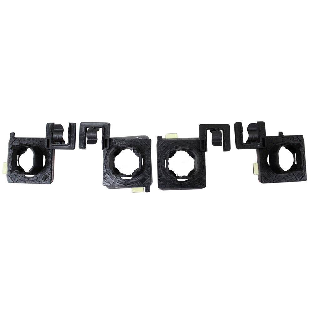 Rear Bumper Park Assist Sensor Mounting Bracket Kit [4-Pcs] For M-Package Sedan Models 2011-2016 Bmw 528i, 528i Xdrive, 535i, 535i Gt, 535i Gt Xdrive