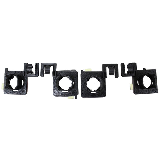 Rear Bumper Park Assist Sensor Mounting Bracket Kit [4-Pcs] For M-Package Sedan Models 2011-2016 Bmw 528i, 528i Xdrive, 535i, 535i Gt, 535i Gt Xdrive