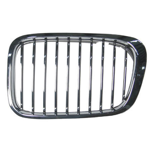 Front Left Driver Side Hood-Mounted Grille 1999-2001 Bmw 318ti, 320i, 323i, 323is, 325i, 328i, 328is, 323ci, 328ci, 325ci, 330ci, 330i