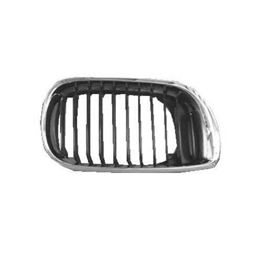 Front Right Passenger Side Hood-Mounted Grille 2002-2005 Bmw 320i, 323i, 325i, 328i, 325ci, 330ci, 330i, 325xi, 330xi