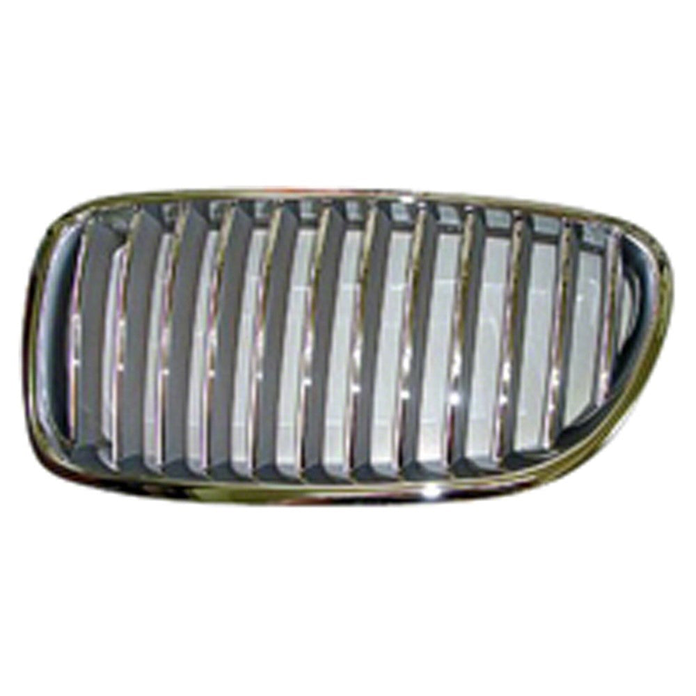 Front Left Driver Side Front Grille 2011-2013 Bmw 528i, 528i Xdrive, 535i, 535i Gt, 535i Gt Xdrive, 535i Xdrive, 550i, 550i Gt, 550i Gt Xdrive