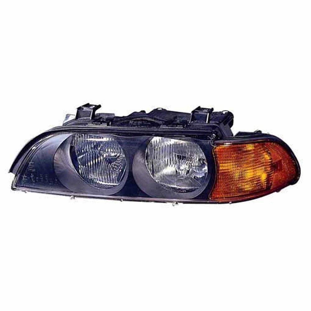 Front Left Driver Side Halogen Headlight Lens Housing 1998-2000 Bmw 540i, 528i