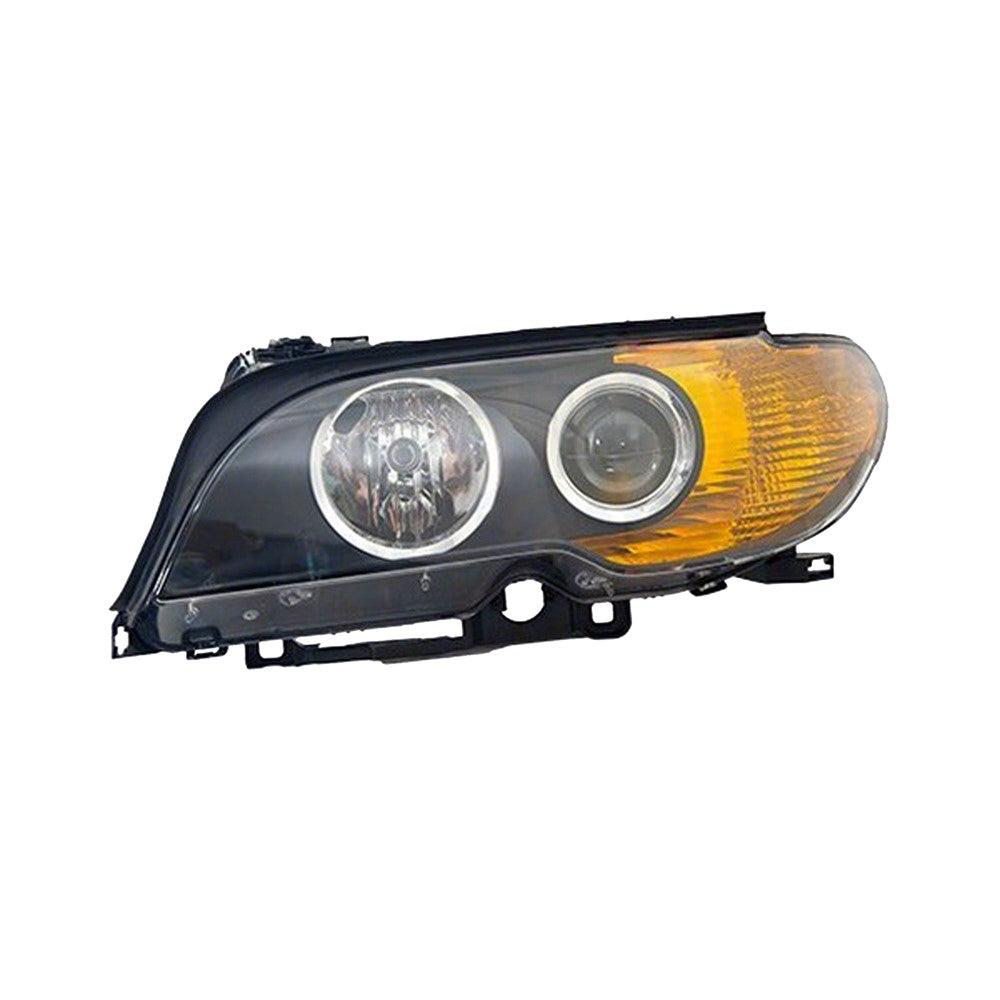 Front Left Driver Side Halogen Headlight Lens Housing 2003-2006 Bmw 325i, 320i, 328i, 323i, 325ci, 330ci, 330i, 325xi, 330xi