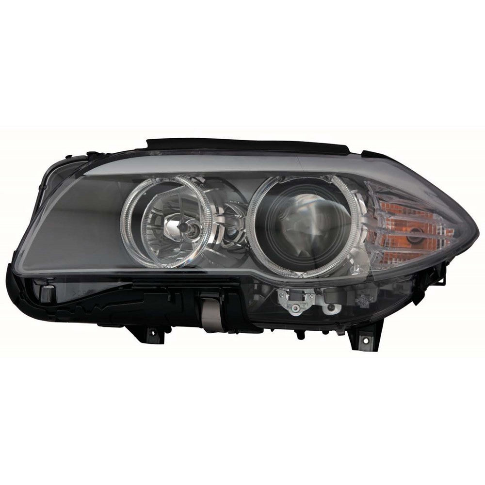 Front Left Driver Side Halogen Headlight Lens Housing 2011-2013 Bmw 528i, 528i Xdrive, 535i, 535i Gt, 535i Gt Xdrive, 535i Xdrive, 550i, 550i Gt