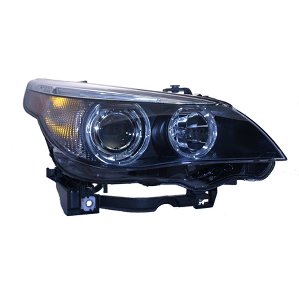 Front Right Passenger Side Hid Headlight Lens And Housing 2005-2007 Bmw 525i, 530i, 528i, 545i, 525xi, 530xi, 550i, M5