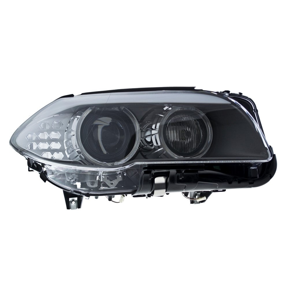 Front Right Passenger Side Hid Headlight Lens And Housing 2011-2013 Bmw 528i, 528i Xdrive, 535i, 535i Gt, 535i Gt Xdrive, 535i Xdrive, 550i, 550i Gt
