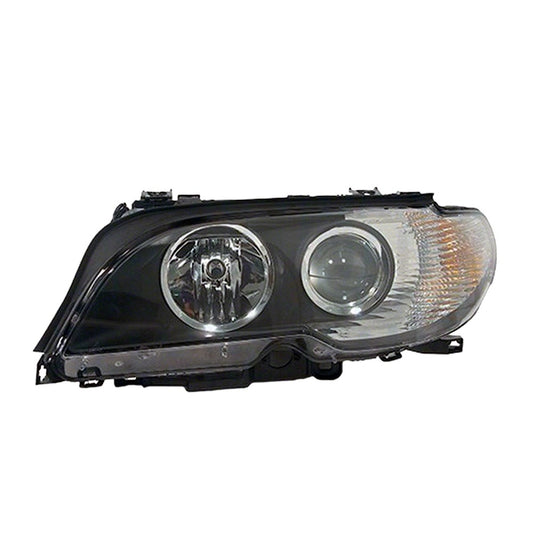 Front Left Driver Side Halogen Headlight Lens And Housing 2003-2006 Bmw 325i, 320i, 328i, 323i, 325ci, 330ci, 330i, 325xi, 330xi