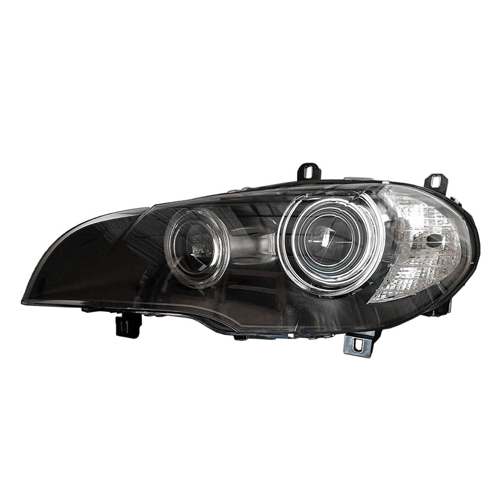 Front Left Driver Side Bi-Hid Headlight Lens And Housing 2007-2011 Bmw X5