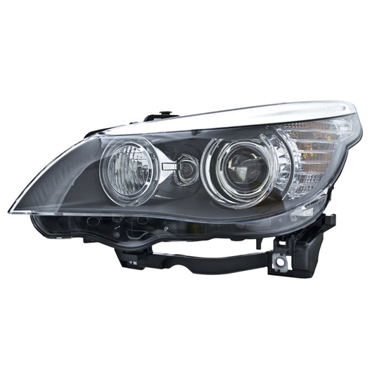 Front Left Driver Side Hid Headlight Lens And Housing 2007-2010 Bmw 535i, 525i, 530i, 528i, 525xi, 530xi, 550i, 528xi, 535xi, 528i Xdrive, 535i Xdrive