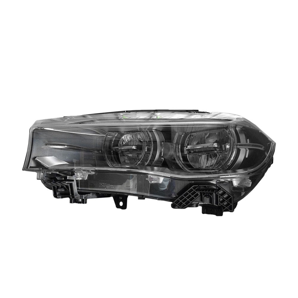 Front Left Driver Side Led Headlight Lens Housing 2014-2015 Bmw X5, X6