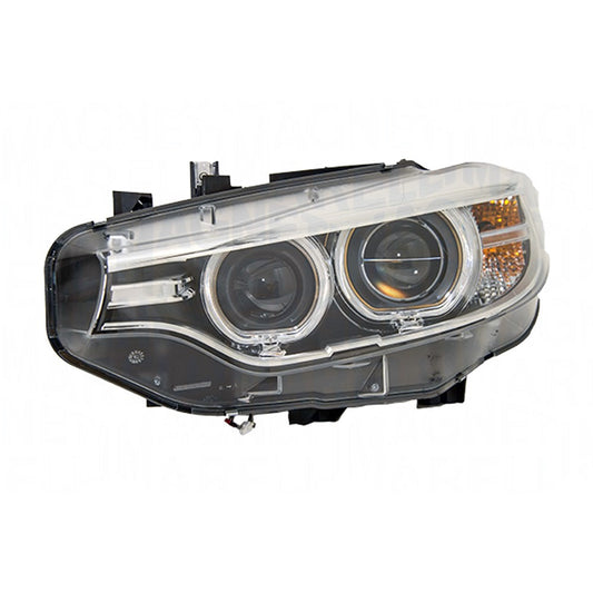 Front Left Driver Side Hid Headlight Lens Housing 2014-2020 Bmw 428i, 435i, 428i Gran Coupe, 435i Gran Coupe, M3, M4, 430i, 430i Gran Coupe, 440i