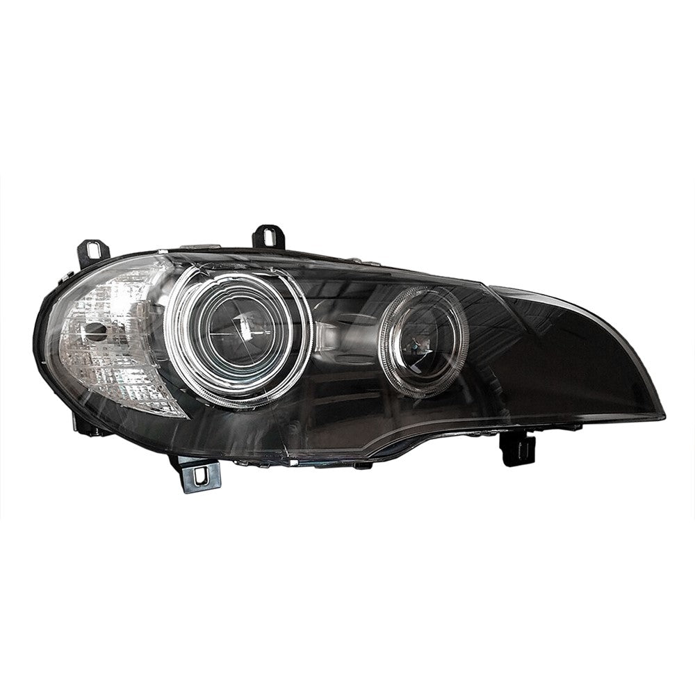 Front Right Passenger Side Bi-Hid Headlight Lens And Housing 2007-2011 Bmw X5