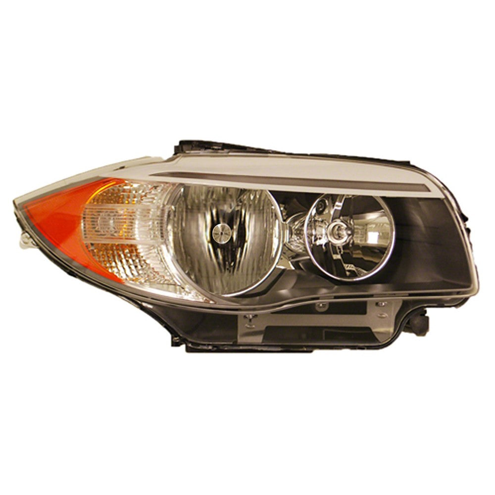 Front Right Passenger Side Halogen Headlight Lens And Housing 2011-2013 Bmw 128i, 135i, 1 Series M, 135is