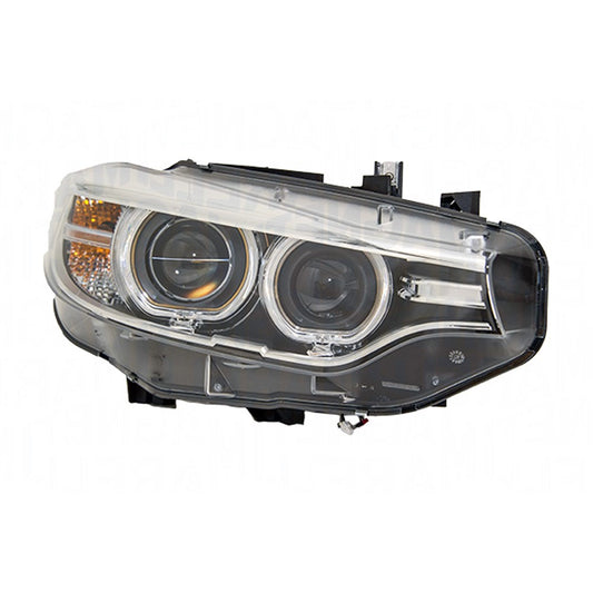 Front Right Passenger Side Hid Headlight Lens Housing 2014-2020 Bmw 428i, 435i, 428i Gran Coupe, 435i Gran Coupe, M3, M4, 430i, 430i Gran Coupe, 440i