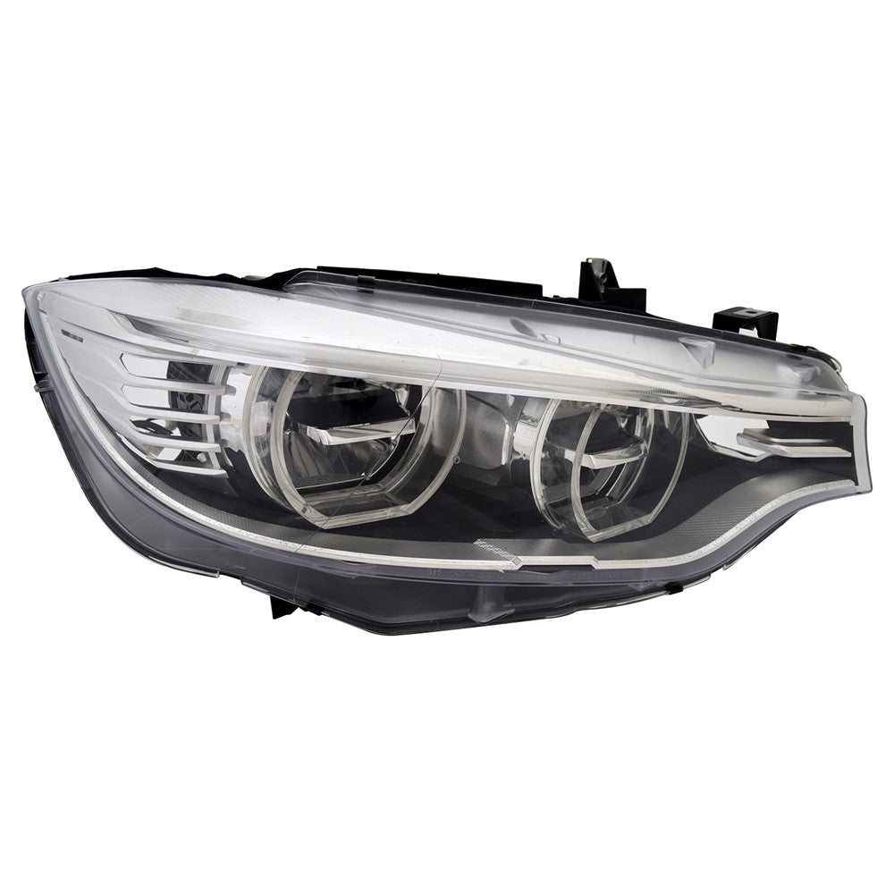 Front Right Passenger Side Led Headlight Lens Housing 2014-2018 Bmw 428i, 435i, 428i Gran Coupe, 435i Gran Coupe, M3, M4, 430i, 430i Gran Coupe, 440i