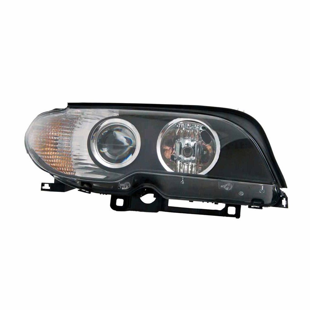 Front Right Passenger Side Bi-Hid Headlight Lens And Housing 2003-2006 Bmw 325i, 320i, 328i, 323i, 325ci, 330ci, 330i, 325xi, 330xi