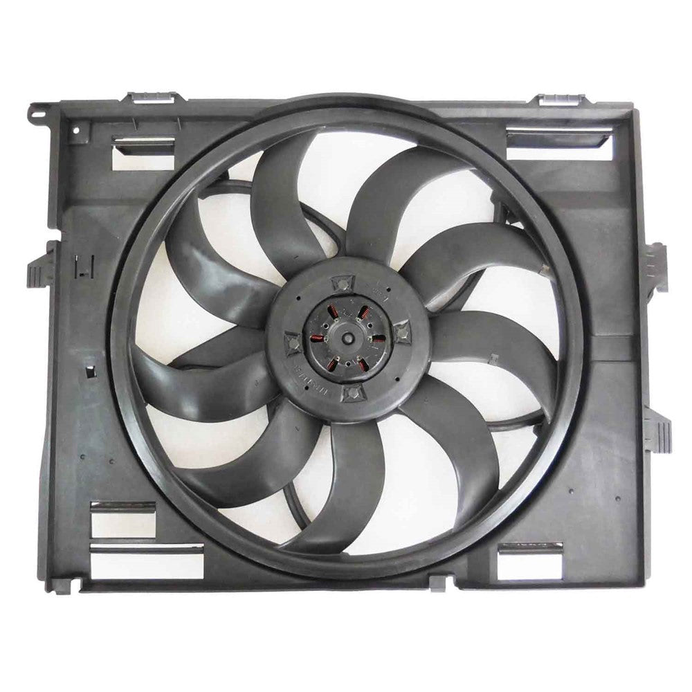 Radiator And Condenser Fan Assembly With One Big Fan 2017-2020 Bmw 230i, 320i, 330i, 320i Xdrive, 328d, 328d Xdrive, 330e, 340i, 340i Xdrive