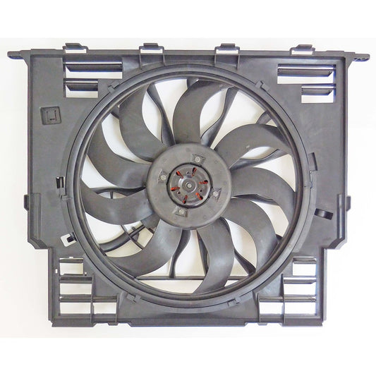 Radiator And Condenser Fan Assembly With One Big Fan 2018 Bmw 530i, 530i Xdrive, 540i, 540i Xdrive, 530e, 530e Xdrive, 540d Xdrive