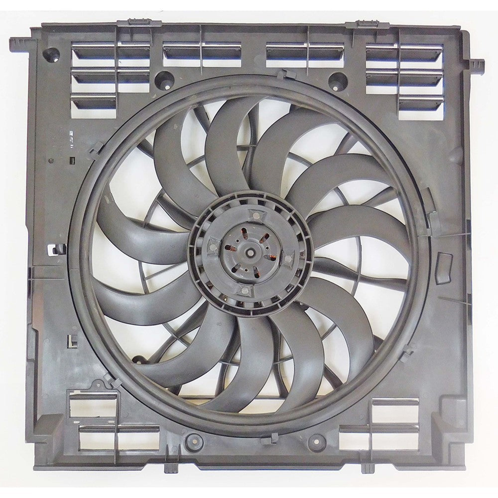 Radiator And Condenser Fan Assembly With One Big Fan 2019-2022 Bmw X5, X7, X6