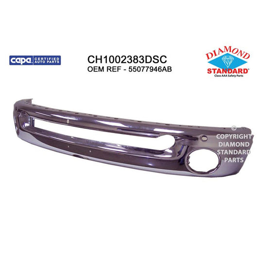 Front Bumper Face Bar 2002-2009 Dodge Ram 1500, Ram 2500, Ram 3500