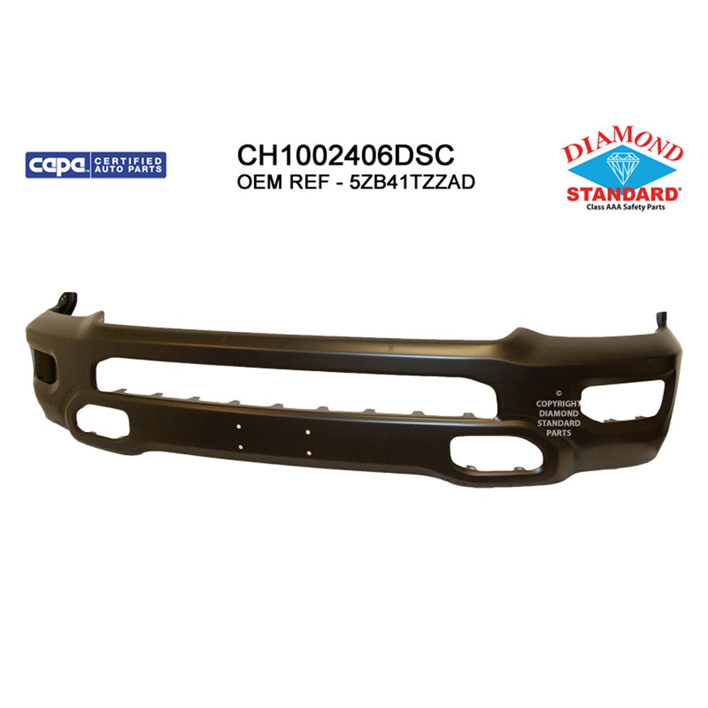 Front Bumper Face Bar 2019-2024 Ram 1500