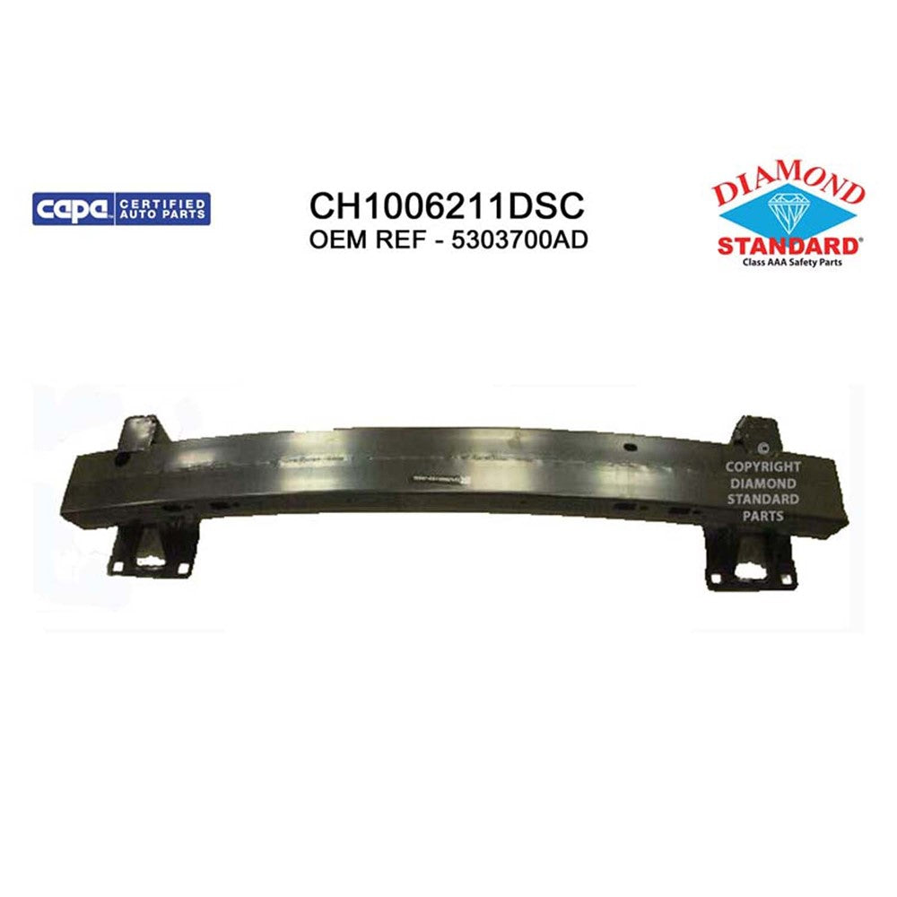 Front Bumper Impact Bar 2007-2014 Chrysler Sebring, 200 & Dodge Avenger