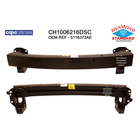 Front Bumper Impact Bar 2007-2017 Jeep Patriot, Compass