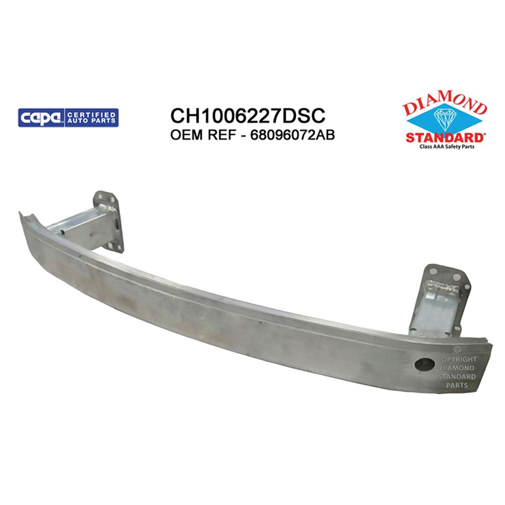 Front Bumper Impact Bar 2014-2018 Jeep Cherokee