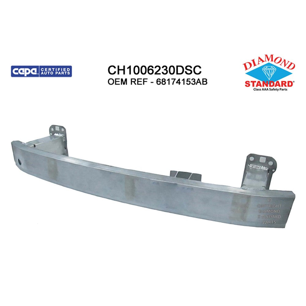Front Bumper Impact Bar 2014-2018 Jeep Cherokee
