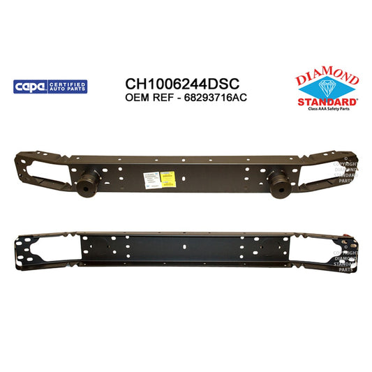Front Bumper Impact Bar 2018-2025 Jeep Wrangler, Gladiator