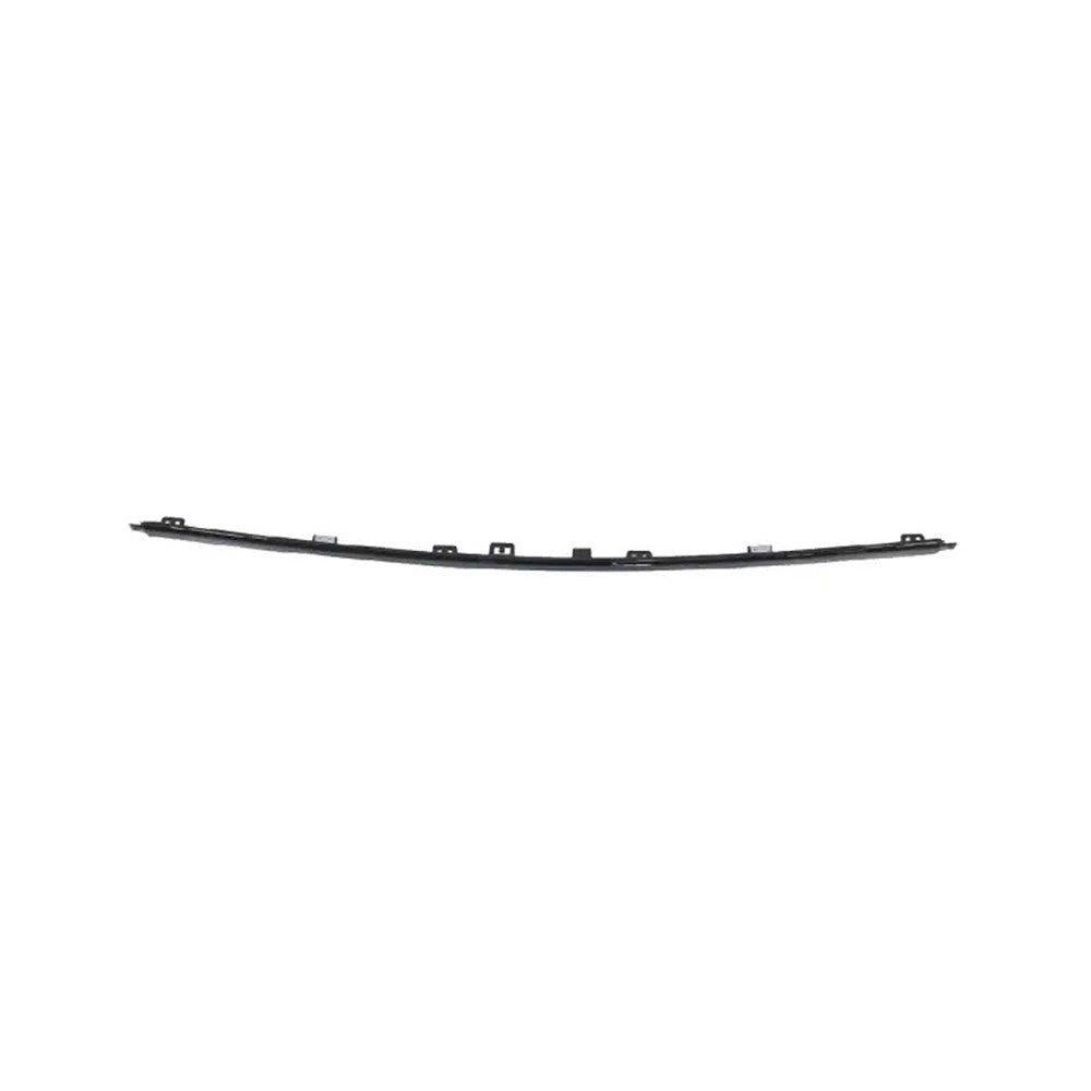 Front Center Bumper Cover Molding [of 3-Piece Front Applique] Gloss Black 2020-2023 Chrysler 300