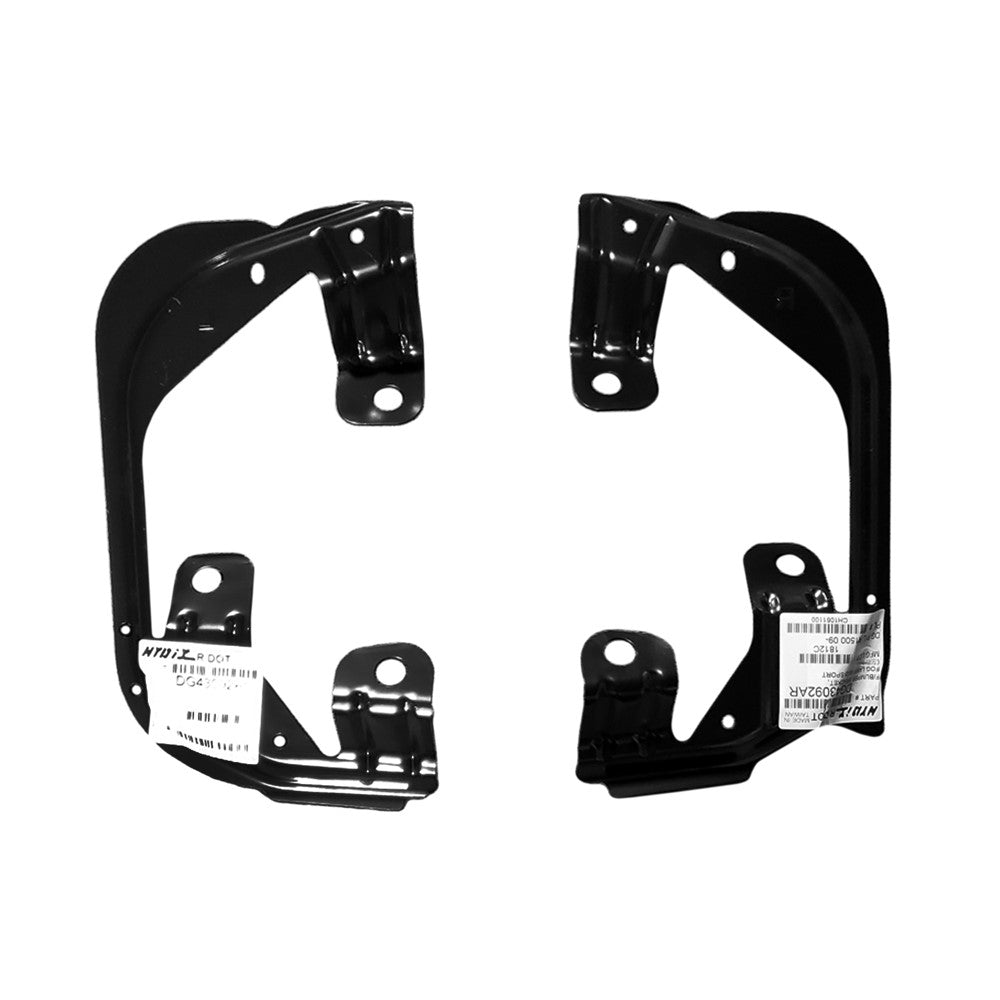 Front Left & Right Fog Light Bracket Set [driver And Passenger Pair] For 1500 Without Sport Models And All 2500 3500 Models 2009-2018 Dodge Ram 1500