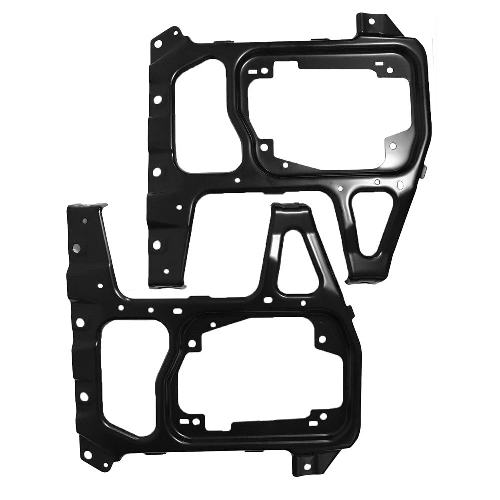 Front Left Driver And Passenger Side 2-Piece Headlight Mounting Panel 2019-2024 Ram 2500, 3500, Pickup-Ram-4500, Pickup-Ram-5500