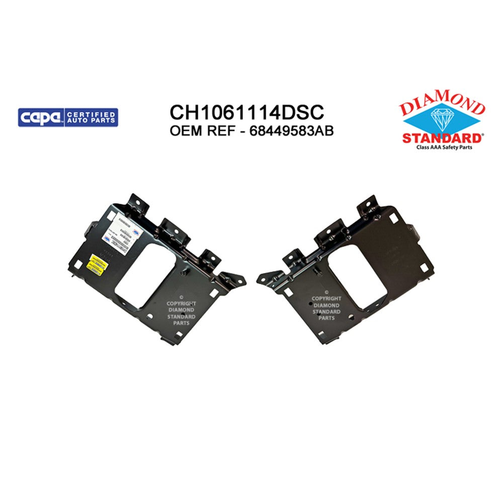 Bumper Mounting Bracket Set 2019-2025 Ram 2500, 3500