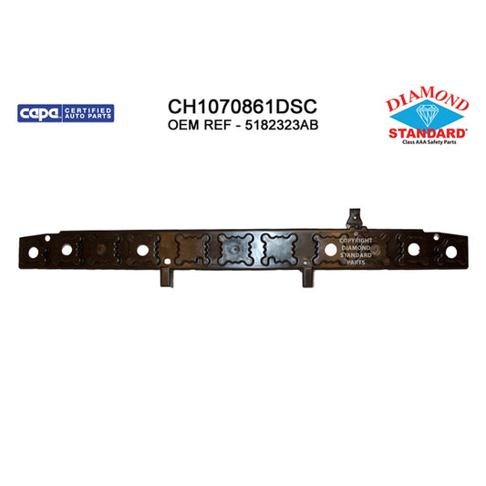 Front Bumper Impact Absorber 2011-2020 Dodge Caravan & Ram C/V, Cv