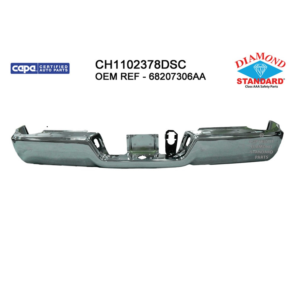 Rear Step Bumper Face Bar 2013-2018 Ram 2500, 3500