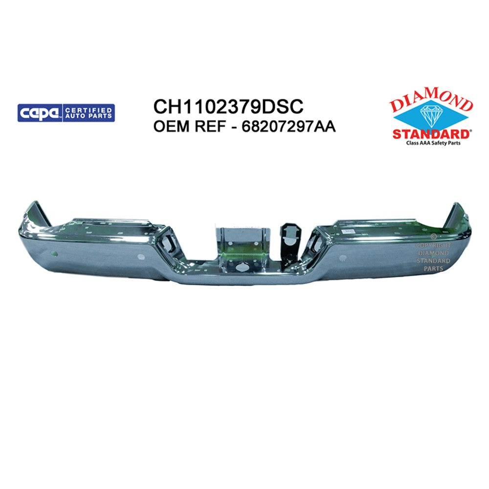 Rear Step Bumper Face Bar 2013-2018 Ram 2500, 3500