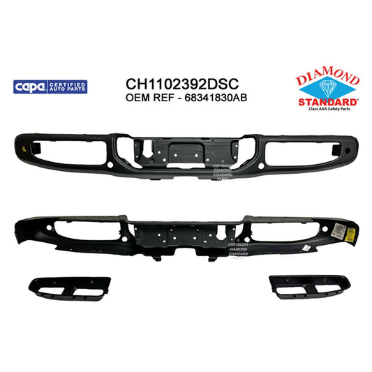 Rear Step Bumper Face Bar 2020-2025 Jeep Gladiator