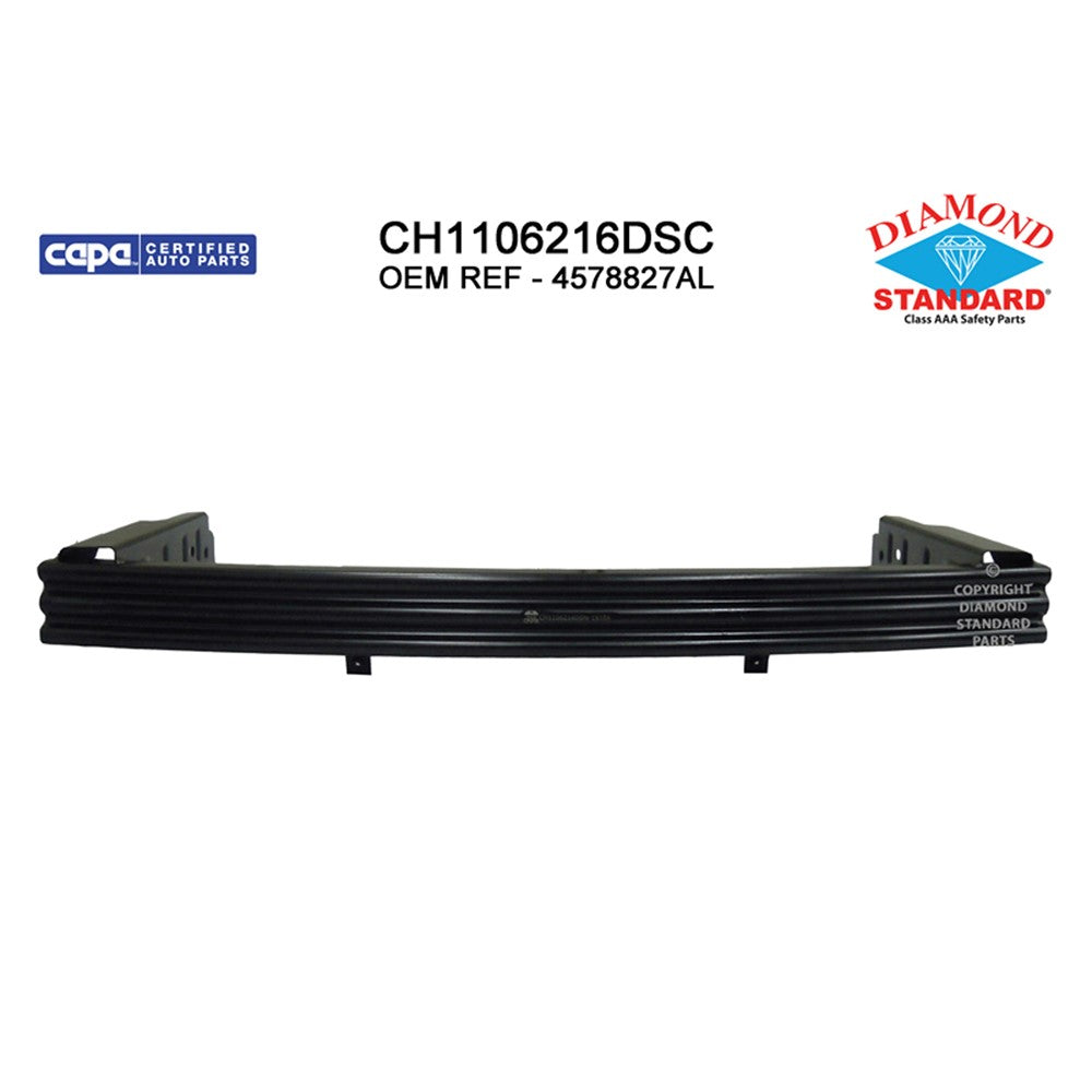 Rear Bumper Impact Bar 2011-2025 Dodge Durango & Jeep Grand Cherokee, Grand Cherokee Wk