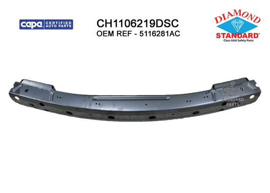 Rear Bumper Impact Bar 2009-2020 Dodge Journey