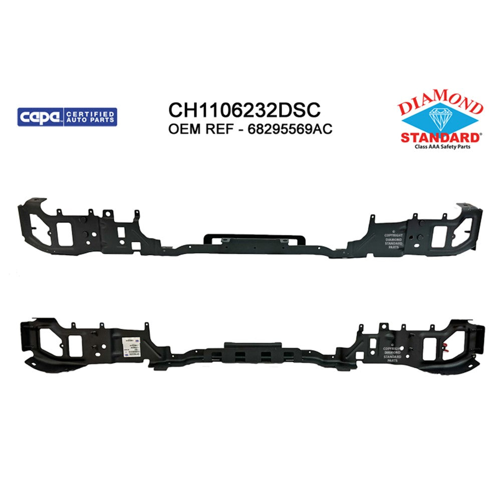 Rear Center Bumper Bracket [reinforcement] Made Of High Strength Steel 2018-2025 Jeep Wrangler