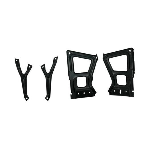 CAPA Certified Factory Style Replacement Rear Bumper Mounting 4-Piece Bracket Kit for Dodge Ram 1500