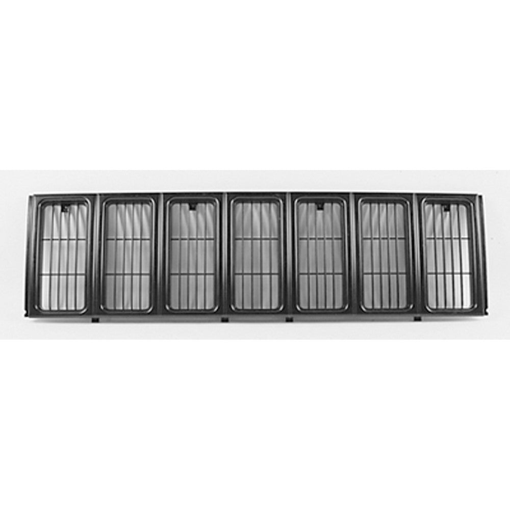 Front Grille [insert Panel] Prime Black Finish 1997-2001 Jeep Cherokee