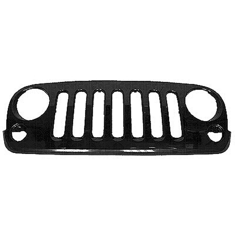 Front Grille 2007-2018 Jeep Wrangler, Wrangler Jk