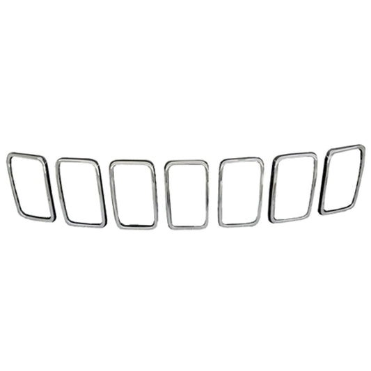 Grille Trim Ring 7-Piece Set 2017-2022 Jeep Grand Cherokee, Grand Cherokee Wk