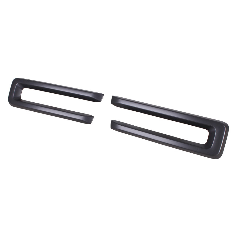Grille Trim Ring 2-Piece Set [nostrils] Painted Gray 2019-2024 Ram 2500, 3500, Pickup-Ram-4500, Pickup-Ram-5500