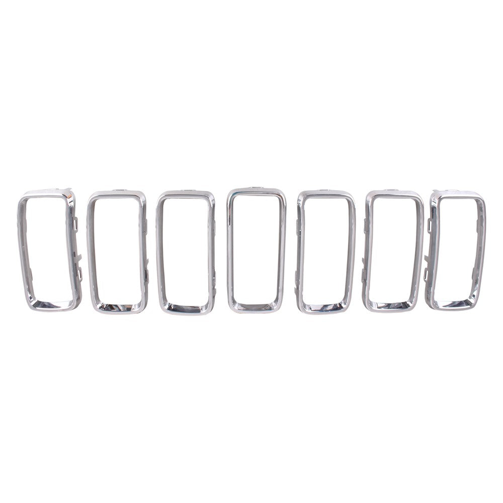 Grille Trim Ring 7-Piece Set 2019-2023 Jeep Renegade